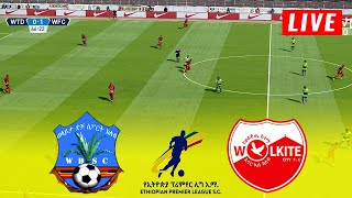 🔴WOLAYTA DICHA vs WOLKITE CITY LIVE Today  Ethiopian Premier League 2223 Football Gameplay HD [upl. by Shank958]