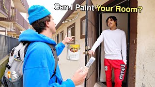 Asking Strangers in Compton to Paint THEIR Bedroom… [upl. by Saphra686]