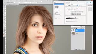 Tuto Photoshop  Unifier la couleur des cheveux [upl. by Eradis68]