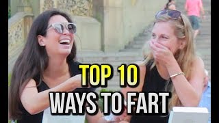 TOP 10 WAYS TO FART [upl. by Greenlee]