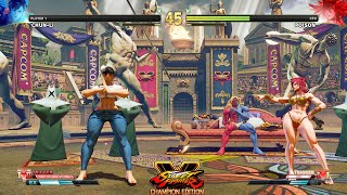 Street Fighter V CE Chun Li vs Poison PC Mod 7 [upl. by Ynnaj]