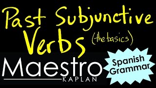 PAST SUBJUNCTIVE How to form conjugate verbs in IMPERFECT SUBJUNCTIVE [upl. by Avik]