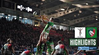 Highlights  Harlequins v Leicester Tigers Gallagher Premiership 2324 Round 10 [upl. by Zins268]