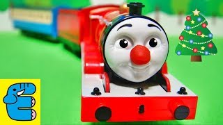 プラレールトーマス おしゃべりジェームス改造 クリスマス版 Plarail Thomas Upgrade Talking James Christmas Version English Subs [upl. by Marko]