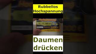 Hochspannung  Wir öffnen das Rubbellos Hochspannung und was passiert [upl. by Ayocal]