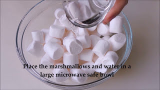 How to make marshmallow fondant without microwave and stand mixer PASTA DI ZUCCHERO FATTO IN CASA [upl. by Launce]