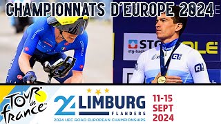 CHAMPIONNATS DEUROPE 2024  CONTRELAMONTRE  Tour de France 2024 [upl. by Ariom990]