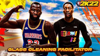 99 OVR quotGLASSCLEANING FACILITATORquot BUILD with CONTACT DUNKS on NBA 2K22 [upl. by Boorer97]