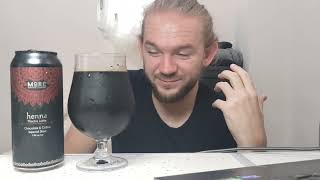 Beer Review 4157 More Brewing Co  Henna Mocha Latte IL USA Beer CraftBeer [upl. by Truman248]