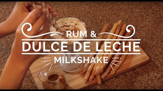 Rum amp Dulce de Leche Milkshake  Hispanic Kitchen [upl. by Llednar]