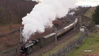 GWR 5043 Returns in Style at 37mph at Shap Summit on the Shap Mountaineer 16324 [upl. by O'Brien778]