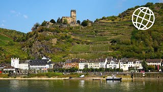 Rhine River Valley Koblenz to Rüdesheim Germany Amazing Places 4K [upl. by Ayanej]