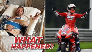 UPDATE The Latest Condition of Andrea Dovizioso after Massive Accident on Training motogp [upl. by Ahseikal]