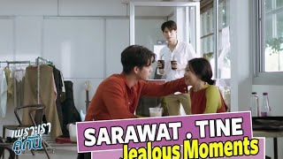 Sarawat ▪️Tine Jealous Moments 2gether The Series [upl. by Bendite]