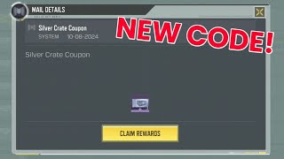 ANOTHER CODE FOR 3 SILVER CRATE COUPONS  COD MOBILE [upl. by Baryram]