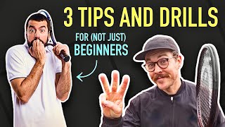 My TOP 3 Tennis Tips amp Drills For Beginners [upl. by Dallis293]