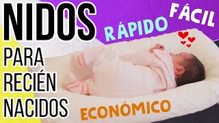 COMO HACER NIDOS PARA BEBES RECIEN NACIDOS 👶🐣  NIDO COLECHO en menos de 1 min ❤️ COLECHO SEGURO [upl. by Carmen]