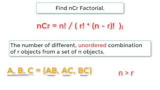 C Program To Find nCr Factorial [upl. by Lempres]