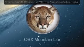 TutorialCome masterizzare e Installare OSX Lion DVD BOOTWork 100  [upl. by Enrahs]