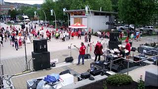 2024 CANADA DAY  KELOWNA BC  DOWNTOWN  STUART PARK PLAZA  2 SONGS by LIVE BAND [upl. by Hepsibah]