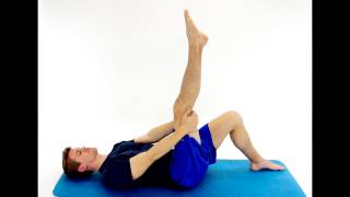 SCIATIC NERVE GLIDE  SUPINE hep2go [upl. by Sarajane]