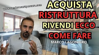 ACQUISTA Ristruttura e RIVENDI ECCO COME Massimizzare il Tuo INVESTIMENTO IMMOBILIARE immobile [upl. by Cline]