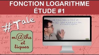 Etudier une fonction logarithme 13  Limites  Terminale [upl. by Euqirne]