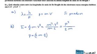 ¿Qué magnitudes físicas determinan el valor de la longitud de onda de De Broglie [upl. by Lledo931]