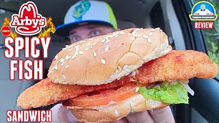 Arbys® Spicy Fish Review 🔥🐟🥪  BEST Fast Food Fish Sandwich  theendorsement [upl. by Herrle435]