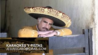 KARAOKE Vicente Fernandez  Por esa yegua PISTA [upl. by Earvin]