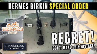 The Most Exclusive Birkin Hermes Special Order Unboxing and one REGRET [upl. by Yesoj]