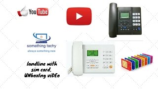 unboxing HUAWEI F501 GSM LANDLINE PHONE [upl. by Anha]