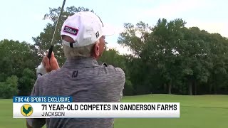 Exclusive 71yearold Mississippian tees off in the Sanderson Farms Championship [upl. by Eahs]