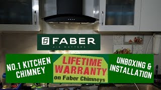 Faber Chimney Unboxing and Installation [upl. by Rosalinda]