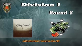 Atlasbasket  Div 1Round 8  GLORY ROAD vs CROCODILES [upl. by Yauqaj]