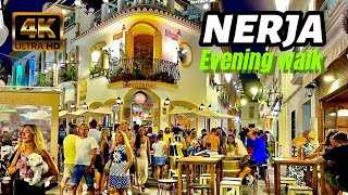 NERJA SPAIN  SUMMER 2024 evening walk  costa del sol andalusia 4K [upl. by Solraced]