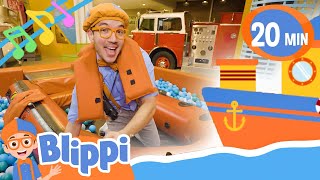 Blippi Baby Boat Song  Blippi Music for Kids  Songs and Cartoons  Best Videos for Babies [upl. by Notgnihsaw]