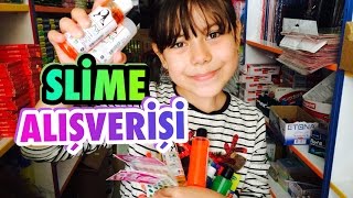 SLİME MALZEMELERİ ALIŞVERİŞİM KIRTASİYE DEYİM [upl. by Assyn]