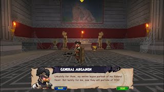 Pirate101 General Arganon solo on WITCHDOCTOR No Old Scratch Blood Flames Tide or Doubloons [upl. by Ahsenahs]