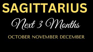 ♐️SAGITTARIUS✨ NEXT 3 MONTHS🔮OCTOBERNOVEMBERDECEMBER🌈 Tagalog Tarot Reading [upl. by Tammany]