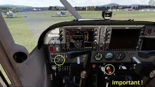 Cessna 172 NG DIGITAL by Airfoillabs My quick start [upl. by Shifra402]