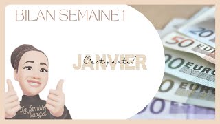 Cest parti Clôture de la semaine 1 de Janvier et remplissage de la semaine 2 [upl. by Anoo]