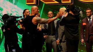 😳 THE ROCK SLAPS CODY RHODES FULL VIDEO [upl. by Notneb]