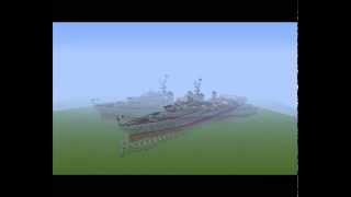 Lescorteur descadre Galissonniere dans minecraft [upl. by Ilyah482]