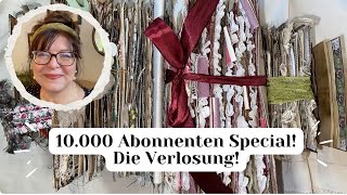 Die Verlosung 10000 Abonnenten Special 🎉 Wer hat die 5 Junk Journals gewonnen Bollenhut Art ❤️ [upl. by Rosenblast504]