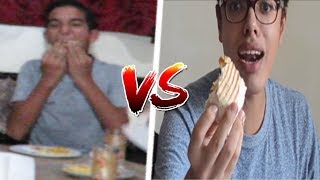 شخص يتحدى Anas Bennis في الضربة القاضية  TACOS CHALLENGE [upl. by Tracay171]