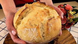 Ich kaufe kein Brot mehr ich backe weißes Schaumbrot mit diesem Rezept Weißbrot mit Alveolen [upl. by Rese353]