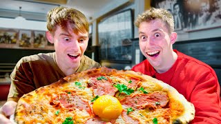 Two Brits try REAL Pizza in Italy [upl. by Blackstock]