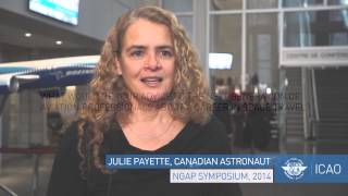 ICAO NGAP Symposium 2014  Julie Payette [upl. by Kelsy]