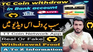 TTcoin Network Withdrawal  TTcoin Network Se Paise Kaise Nikale  What is TT Coin Network 2024 [upl. by Wurtz]